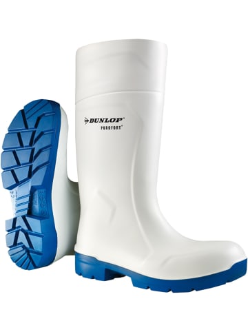 Dunlop Gummistiefel Purofort Foodpro MultiGrip in weiß in weiß