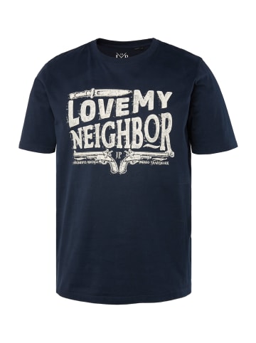 JP1880 Kurzarm T-Shirt in navy blau