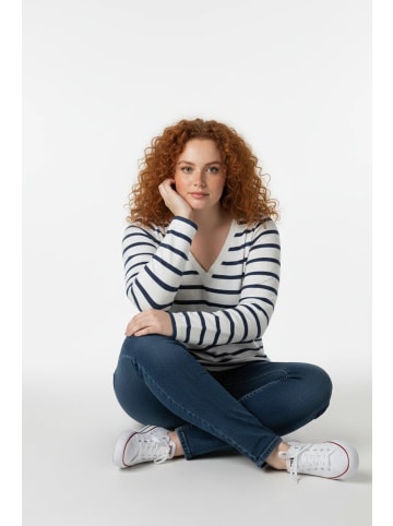 Shape Of You Blouse in Schwarz-Weiß