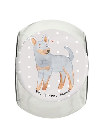 Mr. & Mrs. Panda Bonbonglas Prager Rattler Lebensretter ohne Spruch in Grau Pastell
