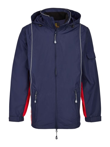 mh michael heinen Regenjacke in navy-rot