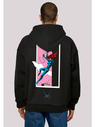 F4NT4STIC Ultra Heavy Hoodie Marvel Comics Black Widow Roof Jump in schwarz