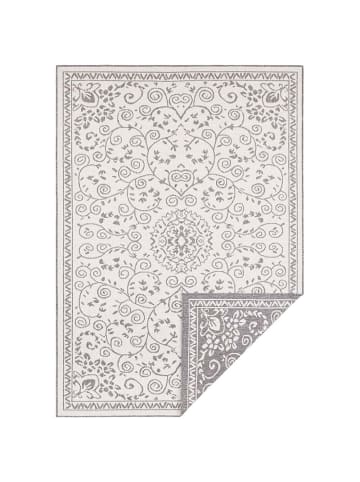 NORTHRUGS In- & Outdoor Wendeteppich Leyte Grau Creme