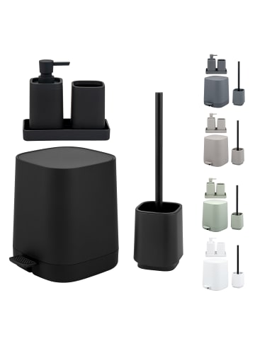 eluno Bad-Accessoires Set VALONA 5tlg. ca. 21 x 25,5 x 21 cm (B/H/T)