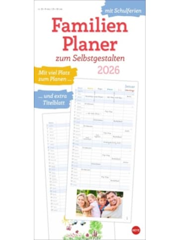 Heye Kalender Kalender - Familienplaner zum Selbstgestalten 2026