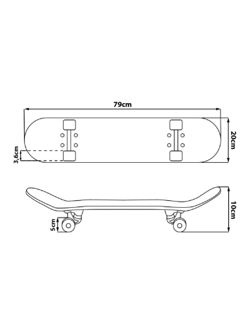 Disney Frozen Skateboard – Großes Ahornholz-Board für Kinder