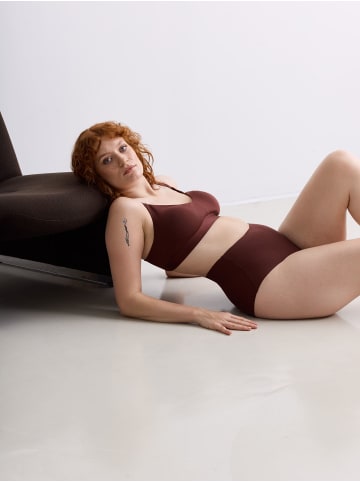 Erlich Textil  CASUAL COTTON HIGH WAIST SLIP IM 3er PACK in umbra