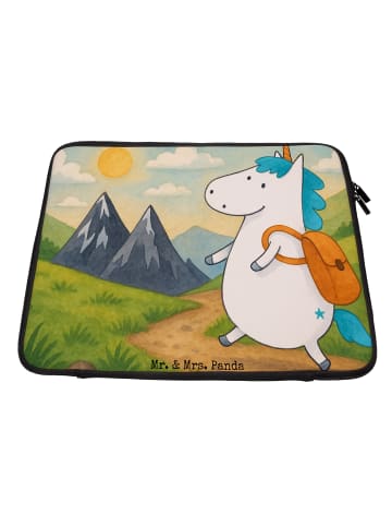 Mr. & Mrs. Panda Laptoptasche Einhorn Bergsteiger Design ohne Sp... in Weiß