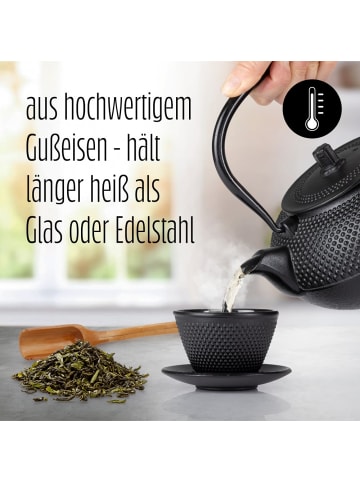 Lumaland Teeservice 8-tlg. schwarz  Schwarz