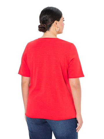 Ulla Popken Shirt in neon rot