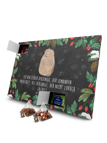 Mr. & Mrs. Panda Advents-Teekalender Murmeltier mit Spruch in Kreidetafel