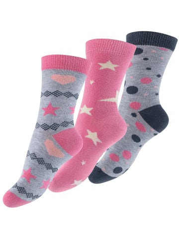 Cotton Prime® Kinder Socken "Sterne & Punkte" 6 Paar in Bunt