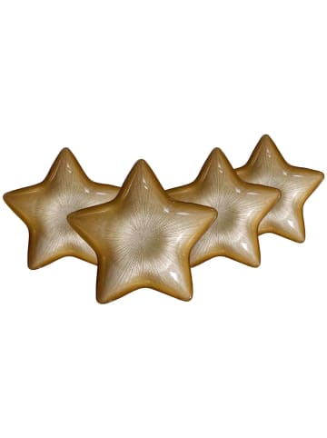 Ritzenhoff & Breker 4er Set Teller Starlight ø 29 cm in Gold