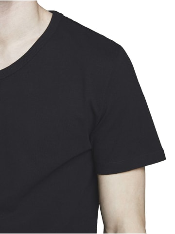 Jack & Jones T-Shirt 2er Pack in Schwarz