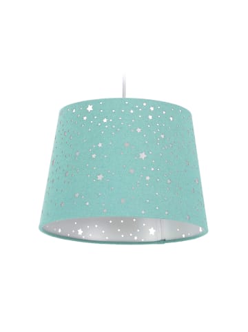 relaxdays Kinderzimmerlampe "Sterne" in Mint - Ø 27 cm