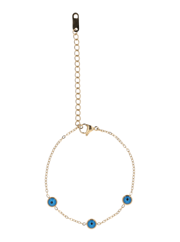 grassland Women Chain Bracelet in Gold Blue