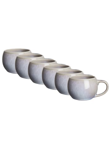 Butlers Espressotasse COTTAGE 6er-Set in Grau
