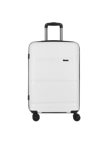D&N Travel Line 4300 4 Rollen Trolley M 68 cm weiß