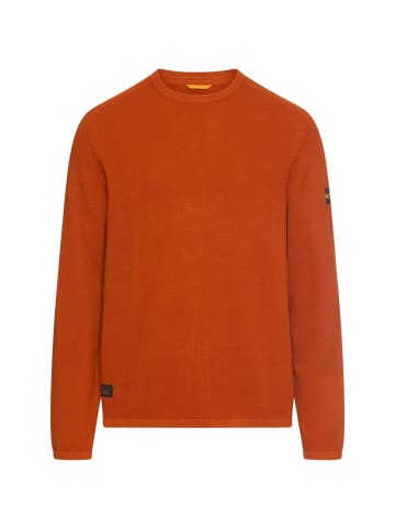 Camel Active Pullover aus reiner Baumwolle in Zimt