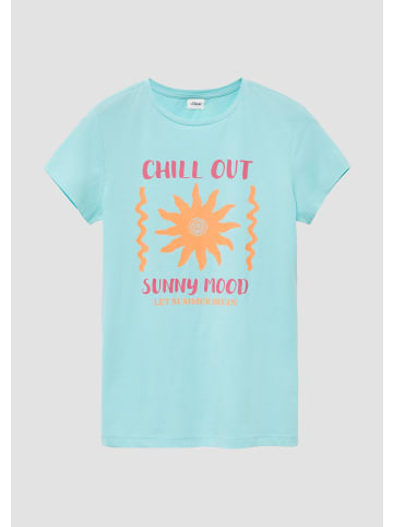 s.Oliver T-Shirt kurzarm in Türkis