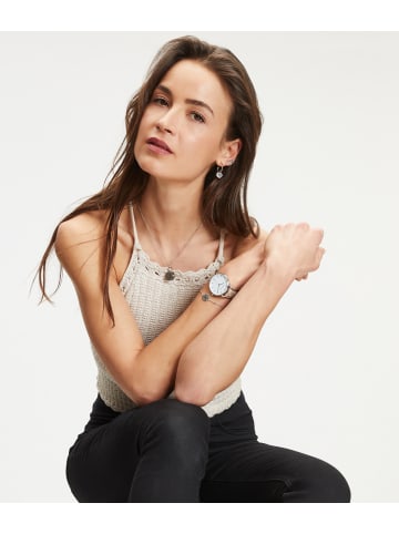 Tamaris Ohrstecker Logomania in silber