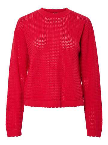 Pieces Strickpullover in Lollipop