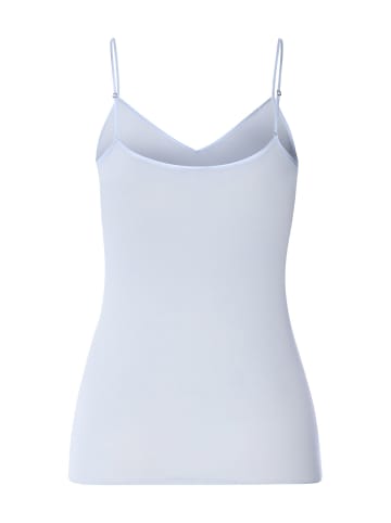 Hanro Spaghettitop Cotton Seamless in blue dove