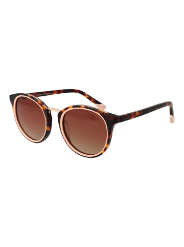 Funky Buddha Damen Sonnenbrillen Rund Braun