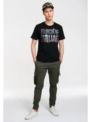 Logoshirt T-Shirt Suicide Squad in schwarz