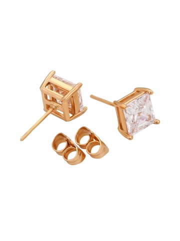 faina Women Stud Earrings in Rose Gold