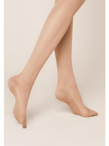 Kunert Feinstrumpfhose Cotton Sole 20 atmungsaktiv in Teint