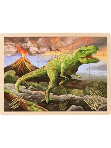 Gollnest & Kiesel Einlegepuzzle T-Rex | 40 x 30 x 0,8 cm, Holz, 96 Teile, per Stück