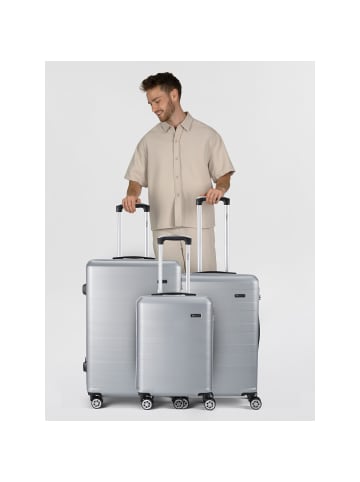 benzi 5330 4 Rollen Kofferset 3-teilig in silber