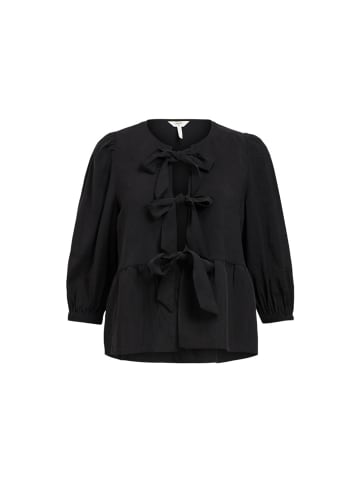 Object Langarmbluse in Black