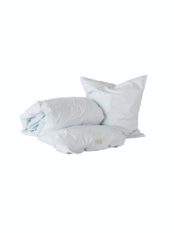 OYOY Bettwäsche Nuku Bedding - Adult H200 x W140 cm;H60 x W63 cm in ice blue