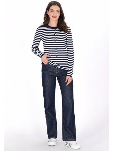 usha BLUE LABEL Women Cardigan in navy white