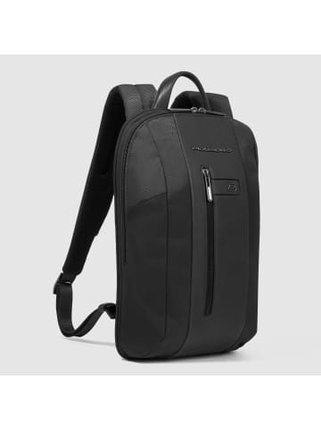 Piquadro Brief 2 Rucksack 43 cm Laptopfach in nero