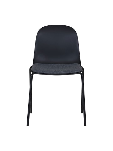 ebuy24 Esszimmerstuhl Madalena  Schwarz 2er Set
