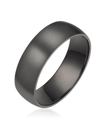 True Rebels Ring aus Edelstahl in gunmetal