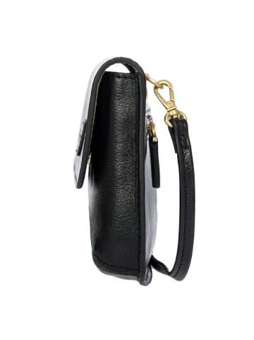 BRIC`s Volterra Mini Bag Umhängetasche Leder 18 cm in black