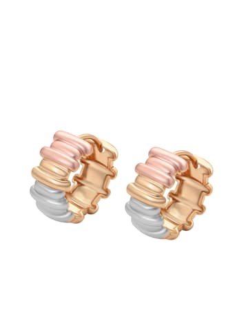 faina Women Huggie Earrings in Rose Gold