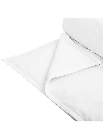 Beliani Bettdecke SERRATO in Weiß - (W) 150 x (H) 2 x (L) 200 cm