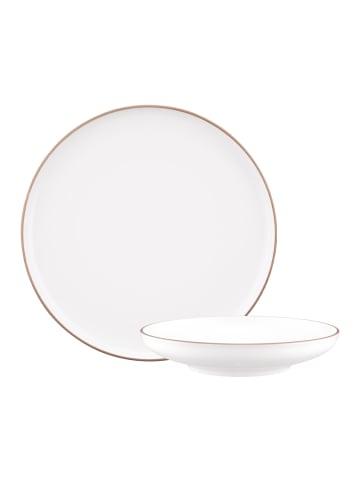 Seltmann Weiden 12-tlg. Tafelservice Sento Home Pure Lines in Cocoa Brown