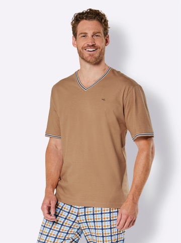 WITT WEIDEN Schlafanzug-Shirt in camel