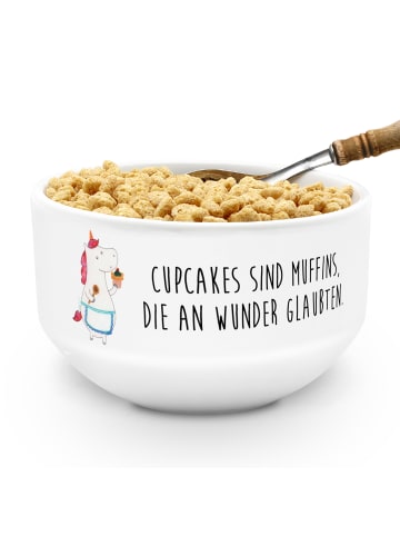 Mr. & Mrs. Panda Schüssel Einhorn Küche mit Spruch in Weiß