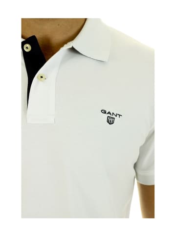 Gant Polohemd in Weiß