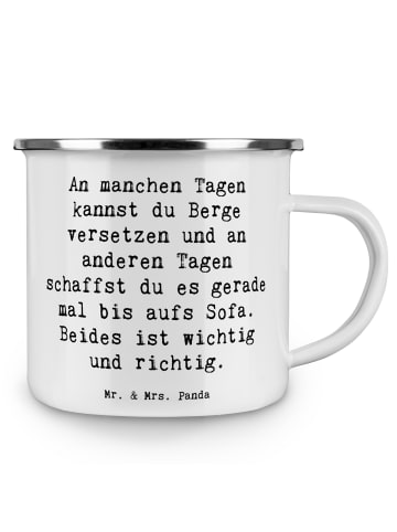 Mr. & Mrs. Panda Haferl Spruch Hoffnung und Ruhe mit Spruch in Weiß