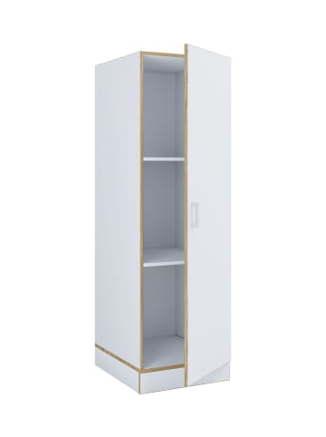VCM Mehrzweckschrank mit 3 Fächern & Tür Rislo BD XL in Weiß