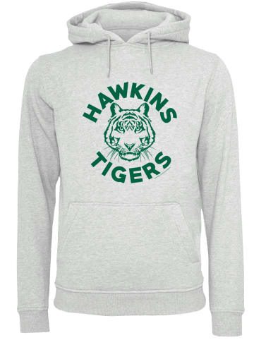 F4NT4STIC Hoodie Stranger Things Hawkins Tigers Netflix TV Series in grau meliert