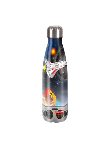 Step by Step Edelstahl-Trinkflasche Sky Rocket Rico in blau